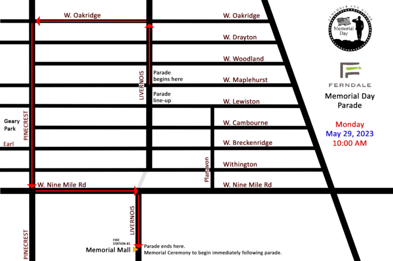 Memorial Day Parade New Route Beyond Downtown Downtown Ferndale